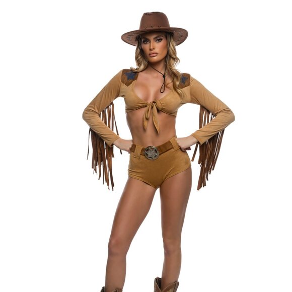 Seductive Sheriff Showdown Costume | Wild West Sheriff Cosplay Outfit | Costumes - Picture 1 of 4